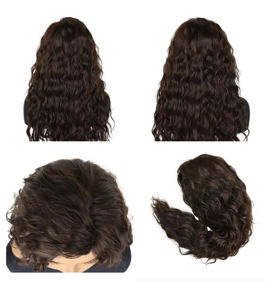 Peruca SATEN, lunga creata, fara breton, 65 cm