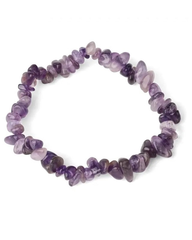 Bratara Ametist pietre chips 6-8 mm