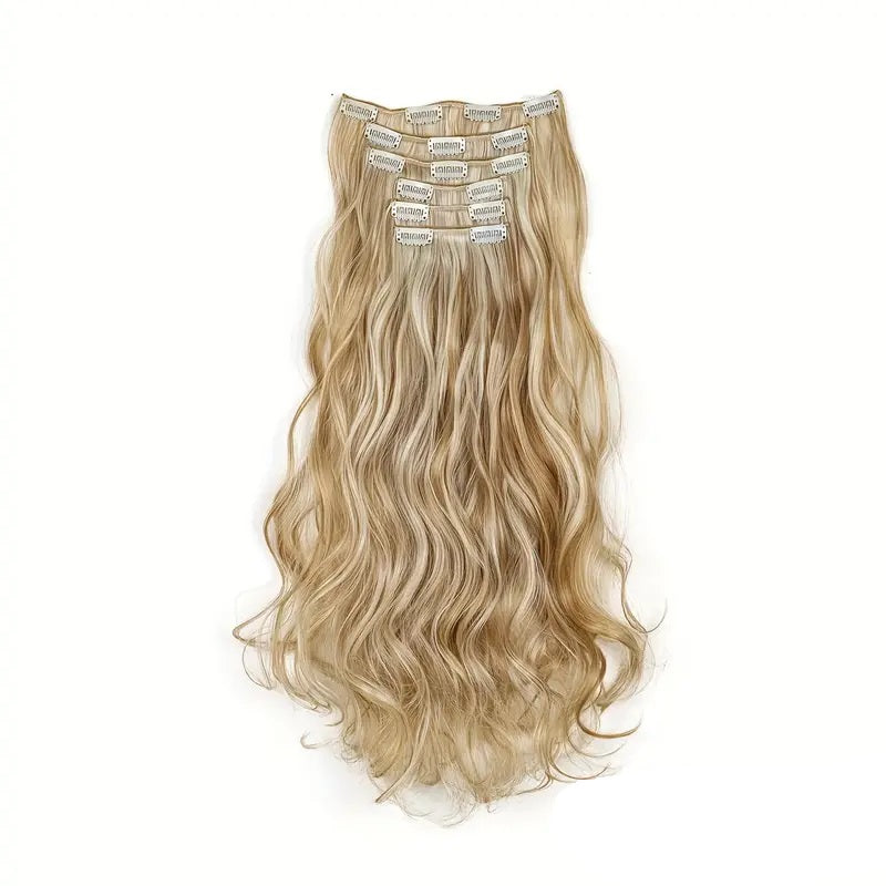 Extensii par Blond Miere Suvitat, ondulate