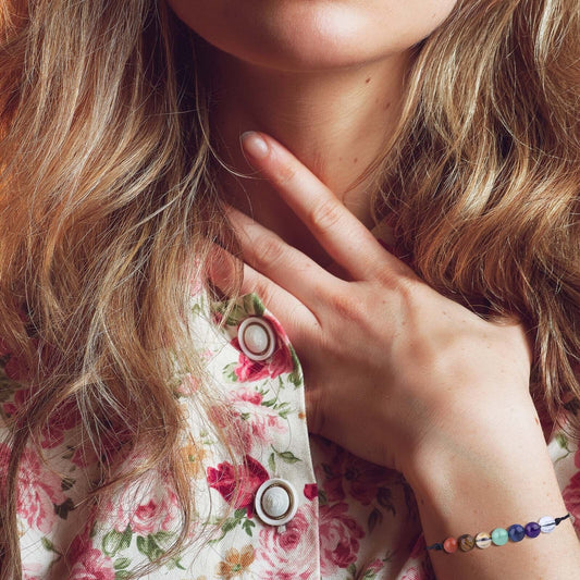 Bratara 7 CHAKRE cristaloterapie, tip snur