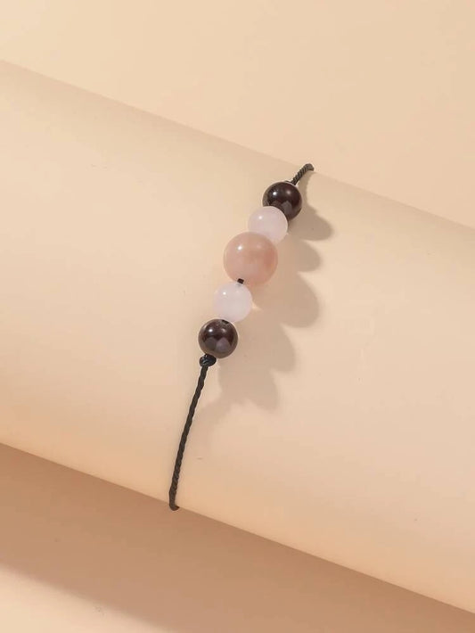 Bratara DRAGOSTE cristaloterapie 5 cristale, tip snur