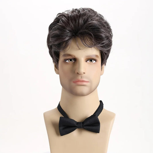 Peruca GRI inchis barbateasca