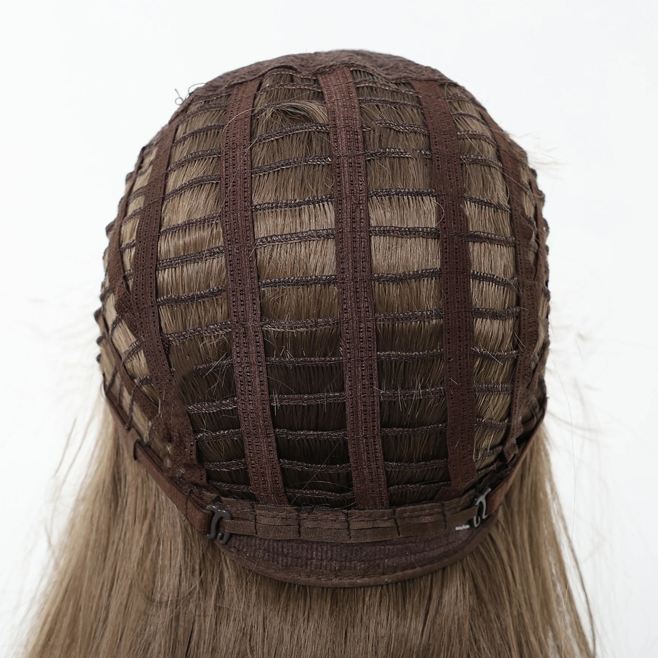 Peruca Maro Deschis, par mediu drept, cu breton, 40 cm