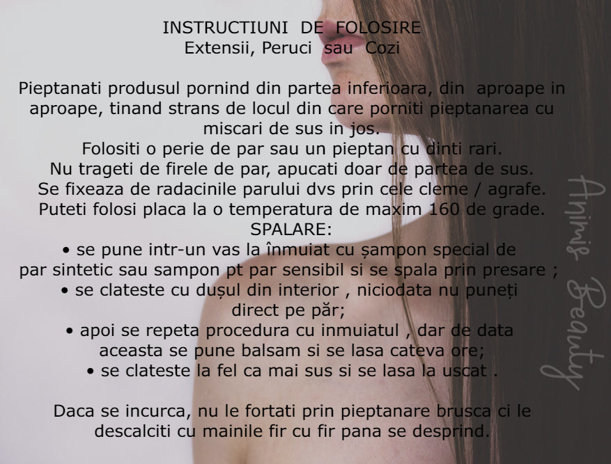 Extensii par Visiniu inchis, ondulate