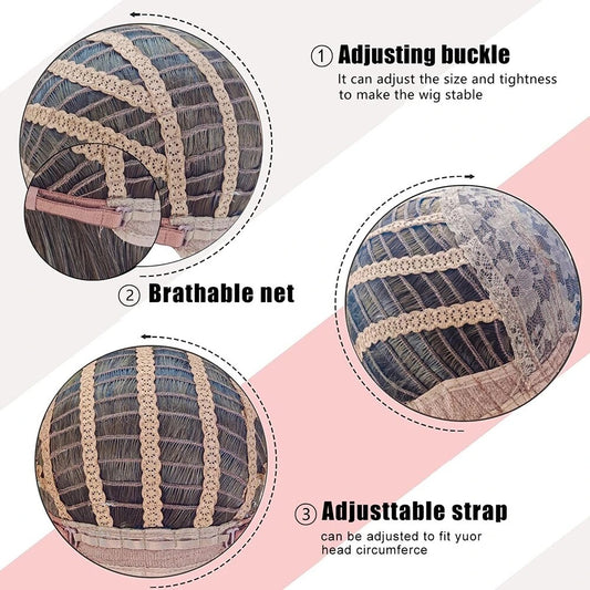 Peruca Neagra, par mediu drept, cu breton, 40 cm