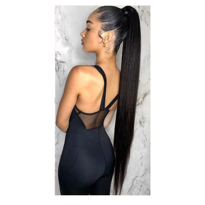 Coada par Neagra, dreapta, 85 cm, cu suvita laterala
