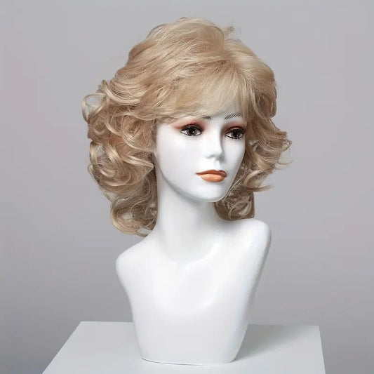 Peruca scurta Blond Cenusiu, par cret