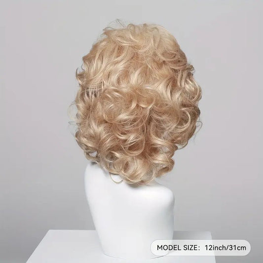 Peruca scurta Blond Cenusiu, par cret