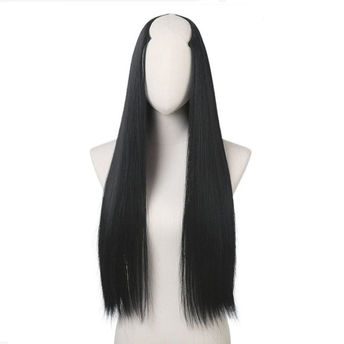 Extensii par Negre, drepte, 80 cm