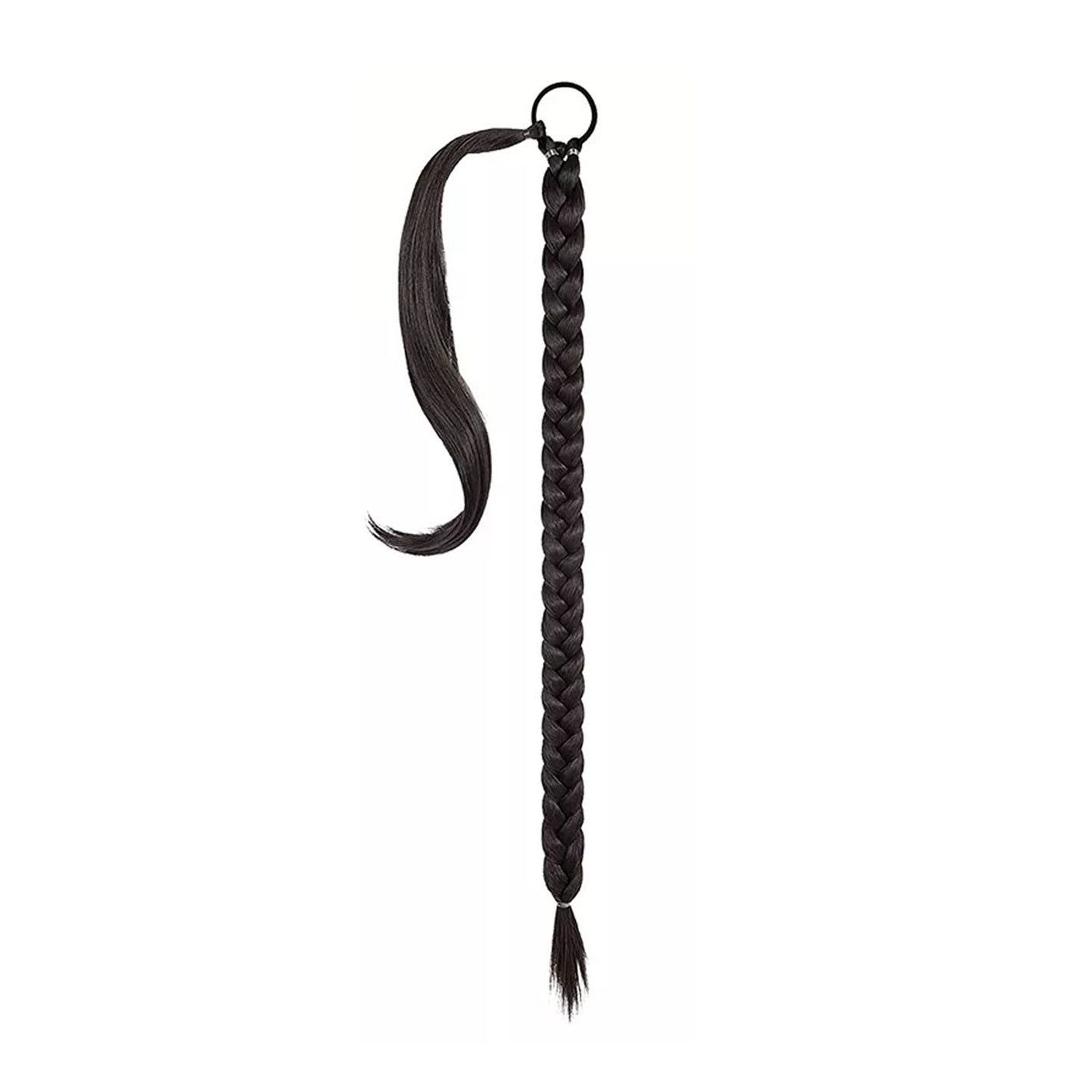 Coada par NEAGRA 76 cm, pentru impletit