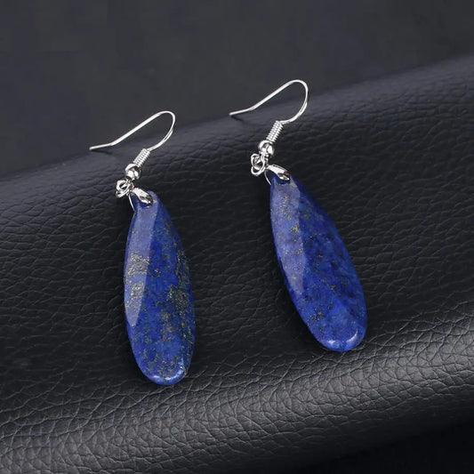 Cercei Lapis Lazuli lacrima