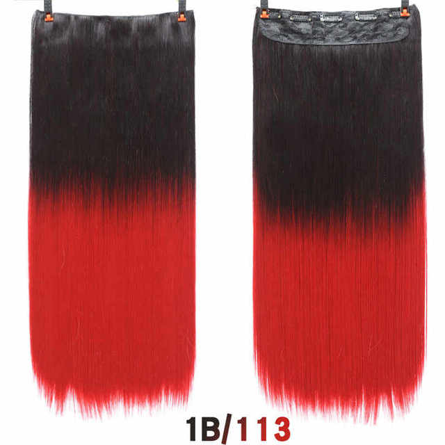 Extensii par Roscat Ombre, drepte