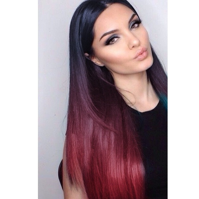 Extensii par Visiniu Ombre , drepte