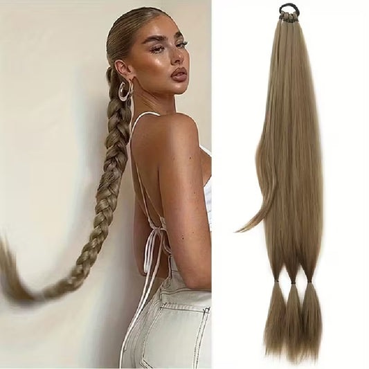 Coada par Saten Deschis, 80 cm, pentru impletit