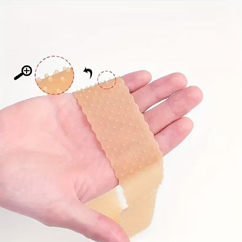 Banda elastica Crem din silicon pentru peruci  (2 buc/set)