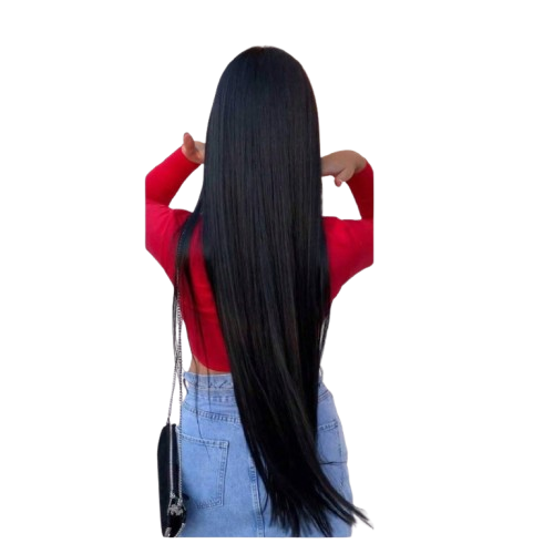 Extensii par Negre, drepte, 80 cm