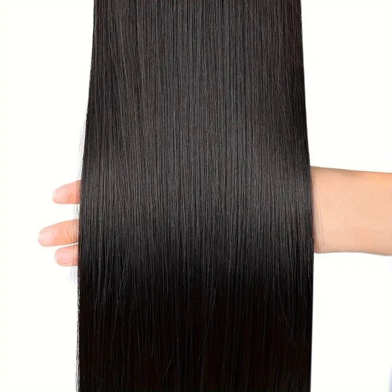 Coada par Neagra dreapta 70 cm, cu 2 panglici