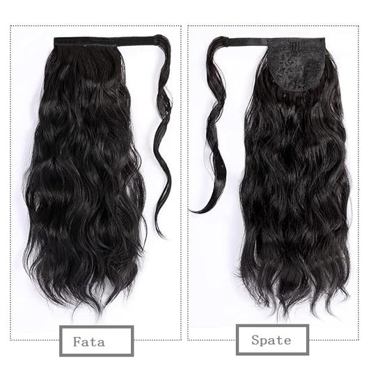 Coada par Neagra ondulata deasa, cu suvita laterala