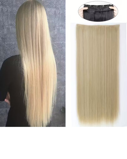 Extensii par Blond cenusiu, drepte