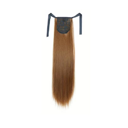 Coada par Blond Miere inchis , dreapta cu 2 panglici