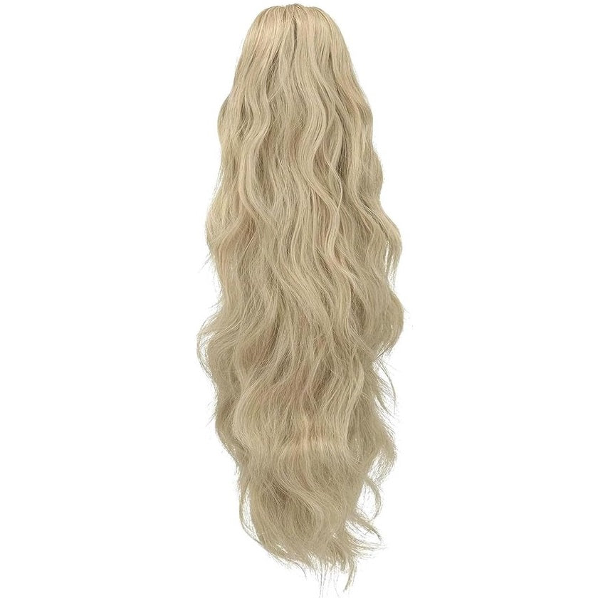 Coada par Blond Nisipiu, creata, prindere pe coc