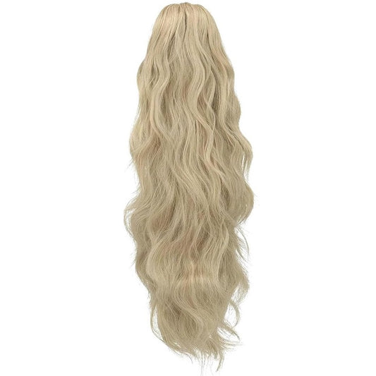 Coada par Blond Nisipiu, creata, prindere pe coc