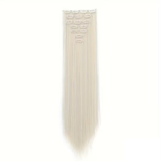 Extensii par Blond Platinat, drepte
