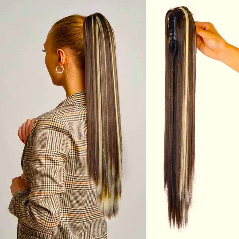 Coada par Blond suvitat dreapta cu cleste