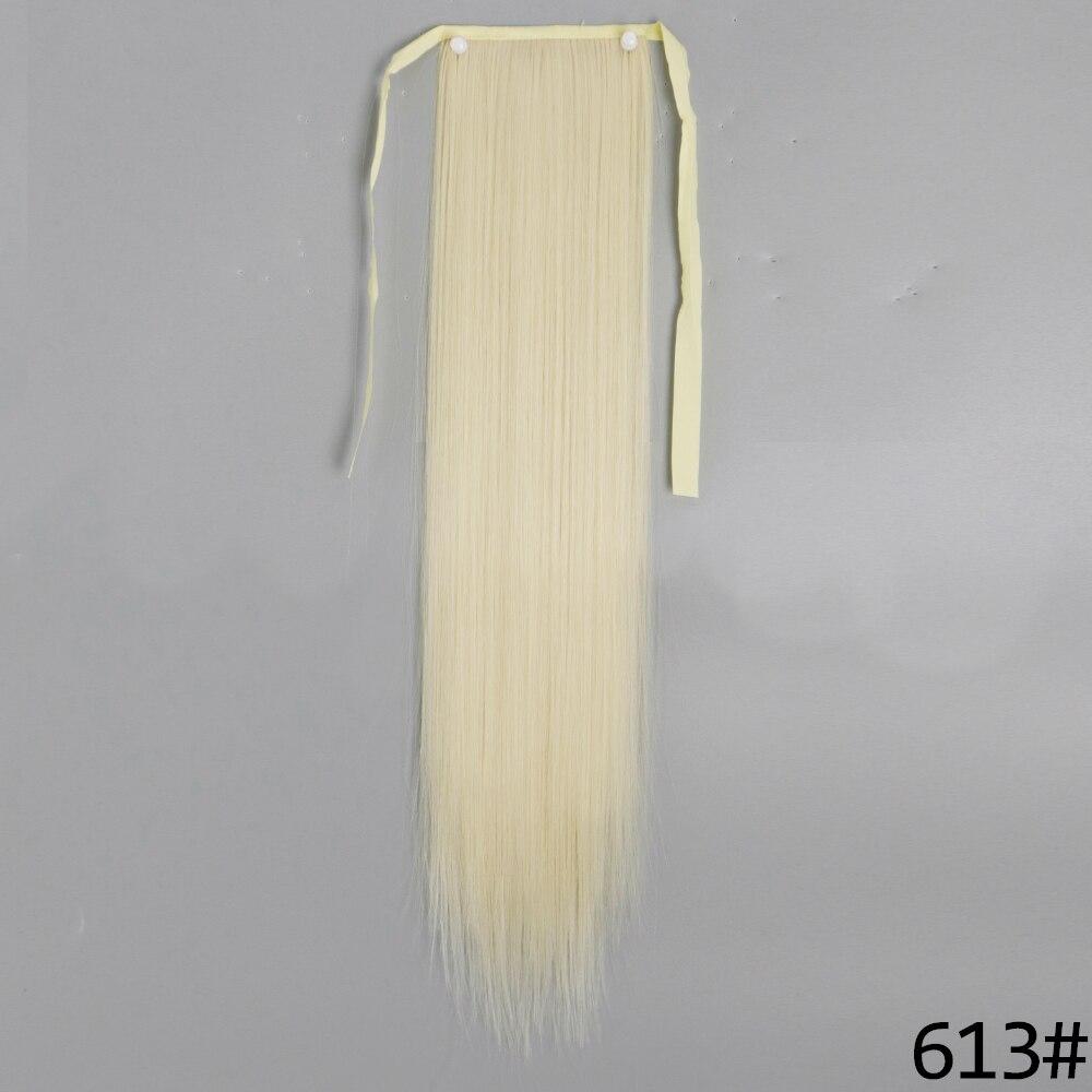 Coada par Blond Auriu, dreapta, cu 2 panglici
