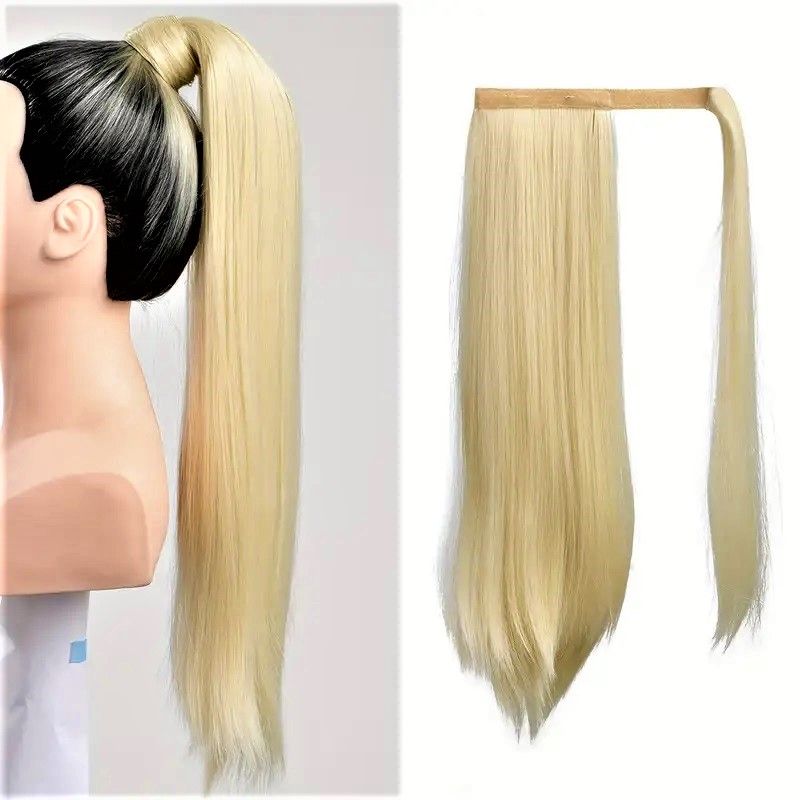 Coada par Blond Bej deasa, dreapta, cu suvita laterala