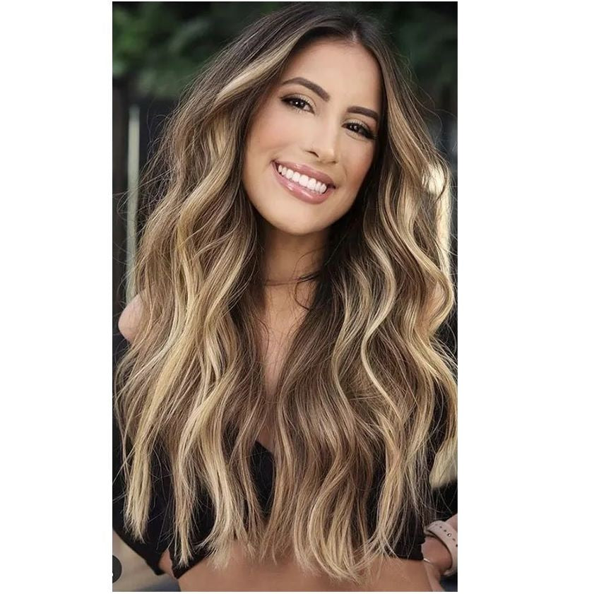 Extensii par Blond Suvitat, ondulate