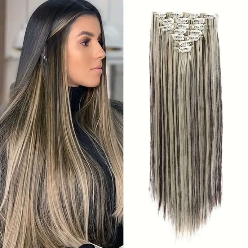 Extensii par Blond suvitat, drepte