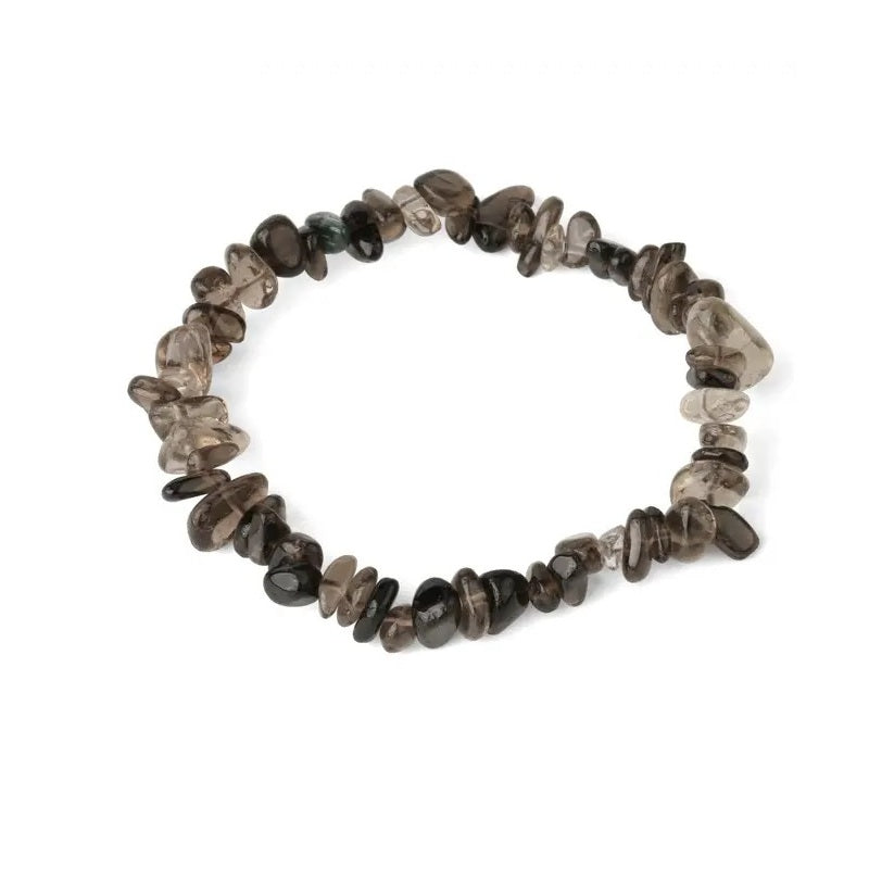 Bratara Cuart Fumuriu pietre chips 6-8 mm