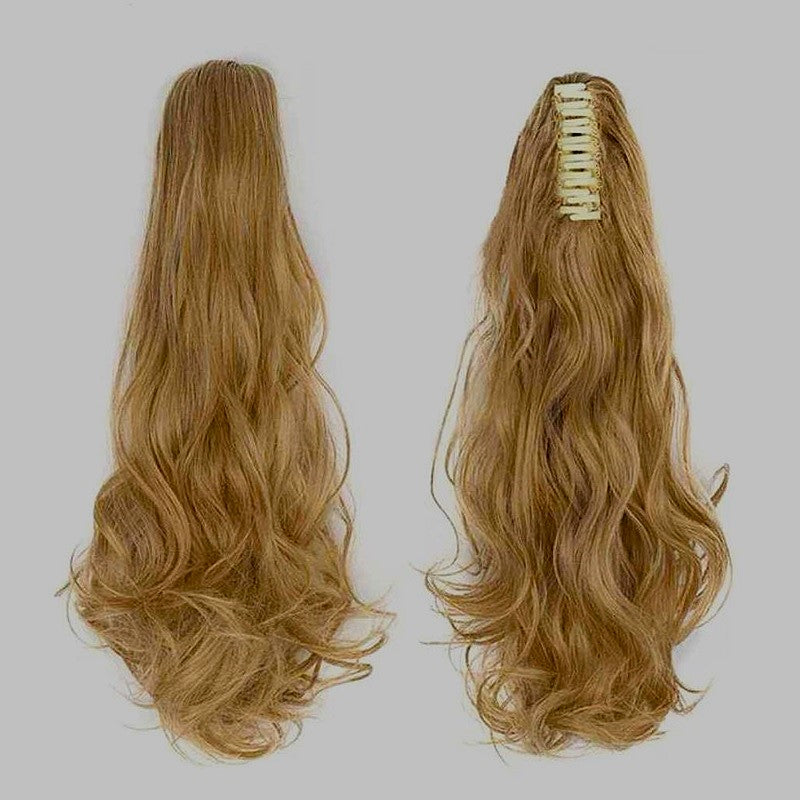 Coada par Blond Miere, ondulata cu cleste