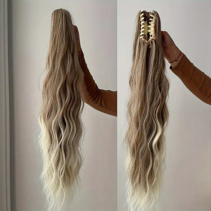 Coada par Ombre Blond creata, cu cleste
