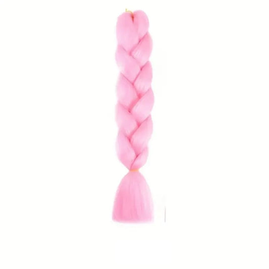 Par Jumbo Braid ROZ, pentru impletit