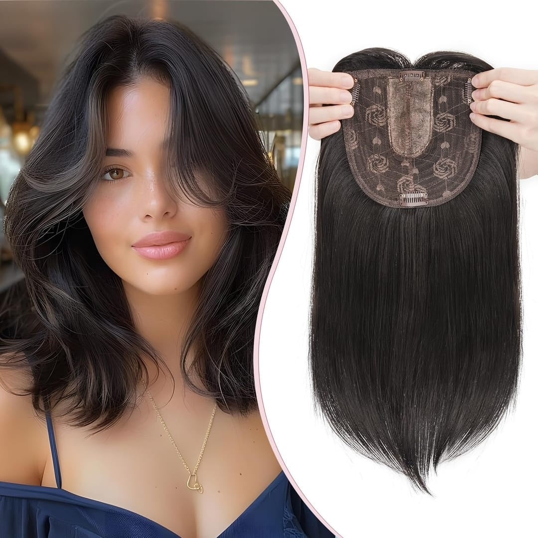 Topper Saten cu semi breton