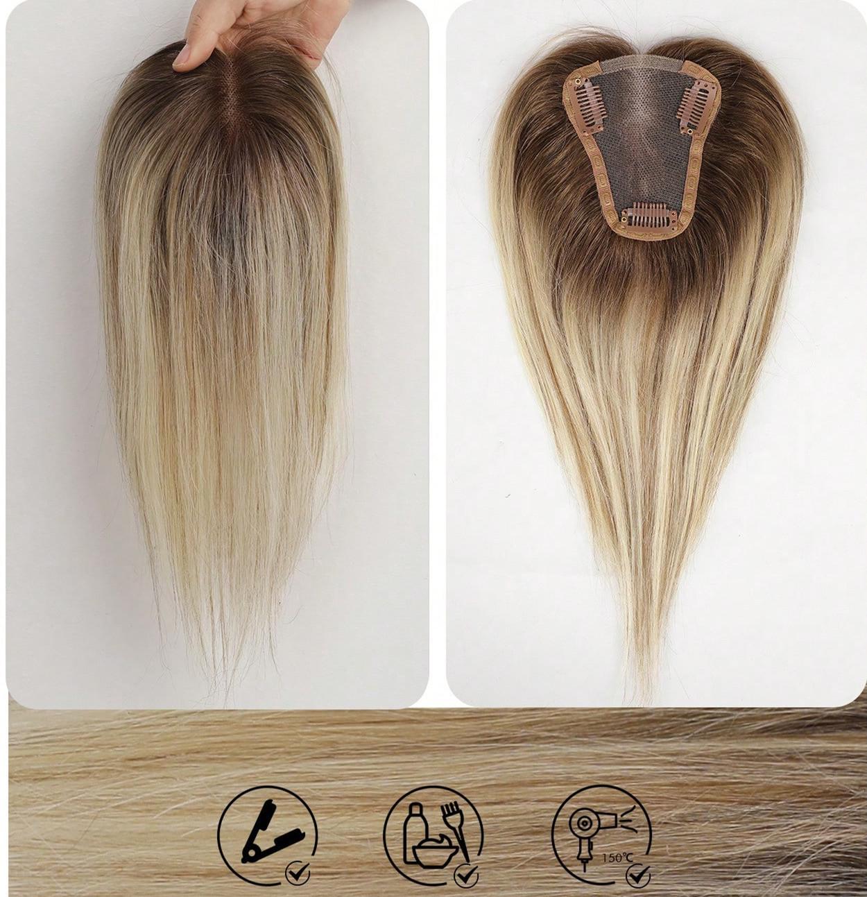 Topper Blond din par natural