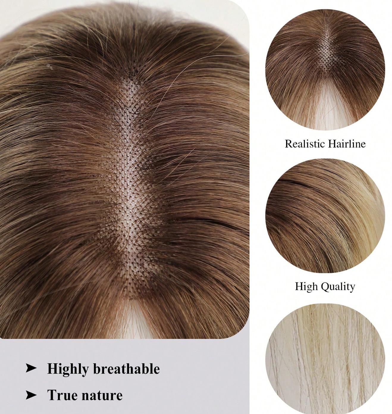 Topper Blond din par natural