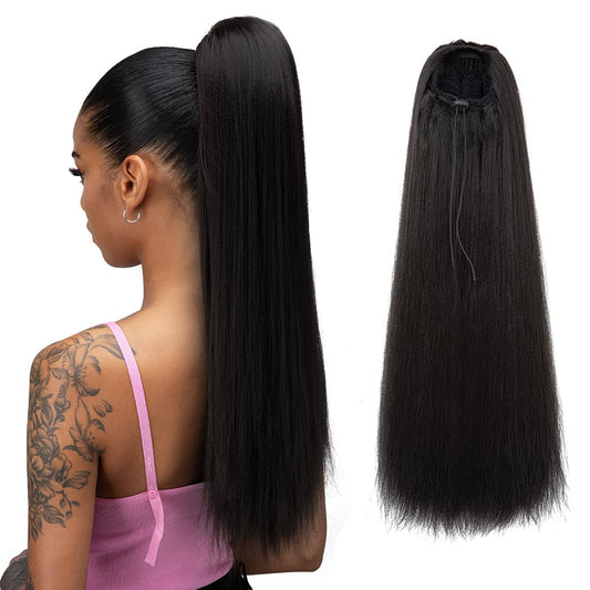 Coada par NEAGRA tip Yaki, prindere pe coc